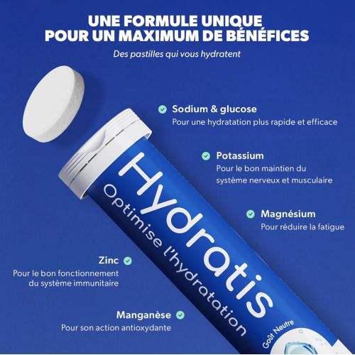 Solution d'Hydratation Fruits des Bois 20 Pastilles Effervescentes