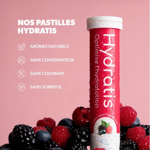 Solution d'Hydratation Fruits des Bois 20 Pastilles Effervescentes
