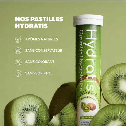 Hydratation Kiwi 20 pastilles effervescentes