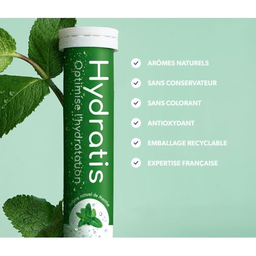 Hydratation Menthe 20 pastilles effervescentes