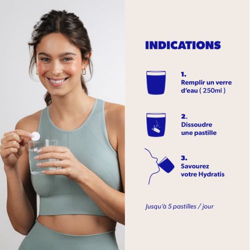Solution d'Hydratation Neutre 20 Pastilles Effervescentes