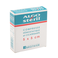 Algostéril compresse stérile 5 x 5 cm 10 compresses