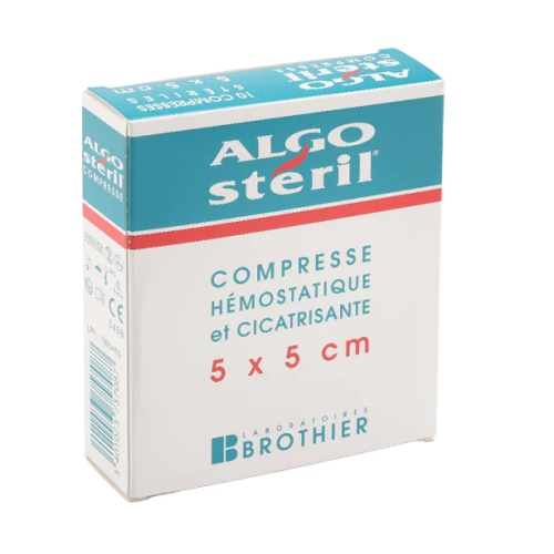 Algostéril compresse stérile 5 x 5 cm 10 compresses