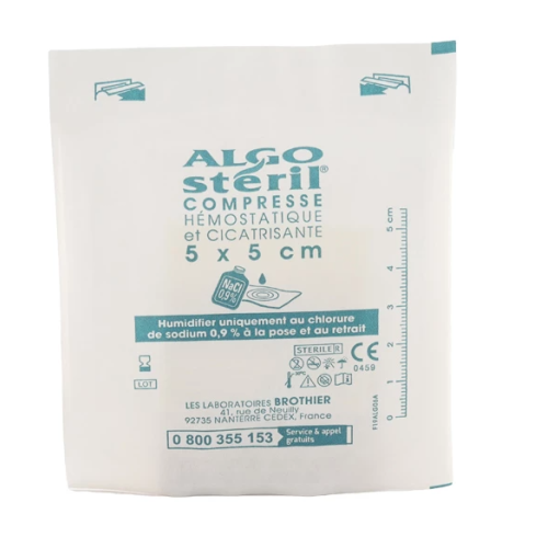 Algostéril compresse stérile 5 x 5 cm 10 compresses