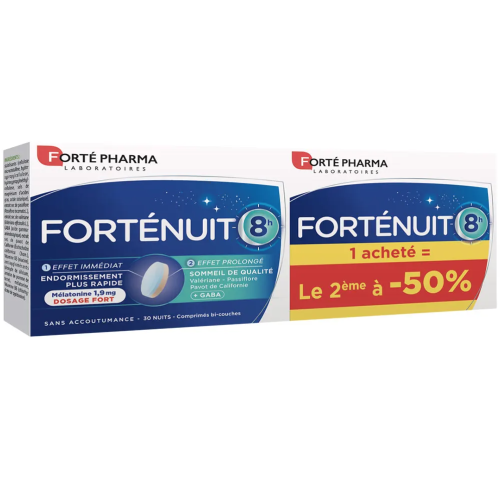 Forté Nuit 8h 2 x 30 comprimés