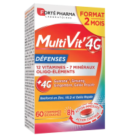 MultiVit'4G Défenses 60 Comprimés Bicouches