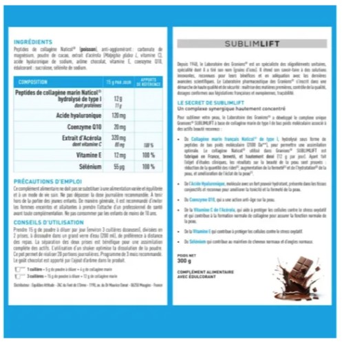 Collagène+ beauté Sublimlift goût chocolat 300 g