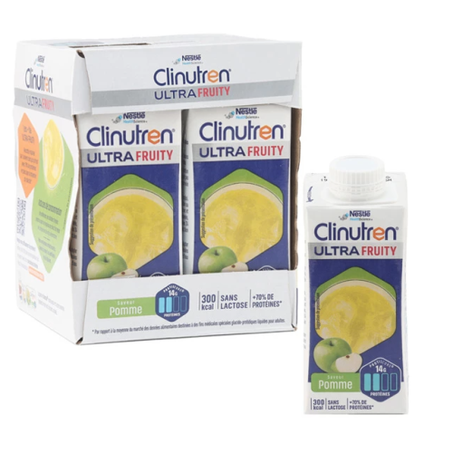 Clinutren Ultra Fruity Pomme 4 x 200 ml