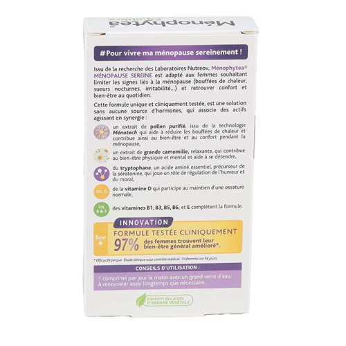 Ménophytea Ménopause Sereine 30 comprimés