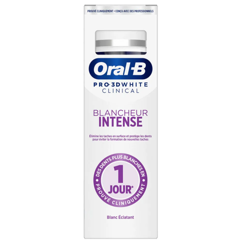 3D White Clinical Dentifrice Blancheur Intense 75 ml