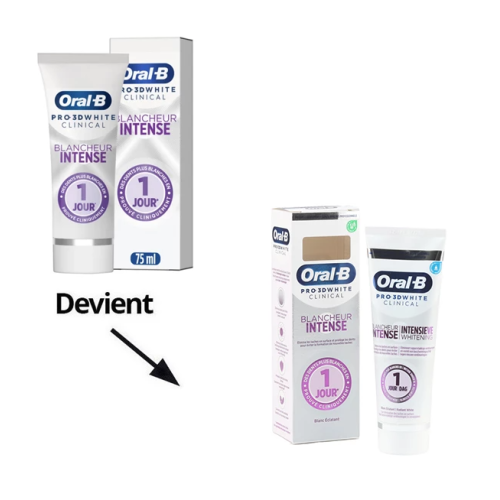 3D White Clinical Dentifrice Blancheur Intense 75 ml