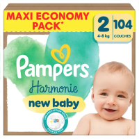 Harmonie Couches Bébé Taille 2 (4 à 8 kg) 104 Couches