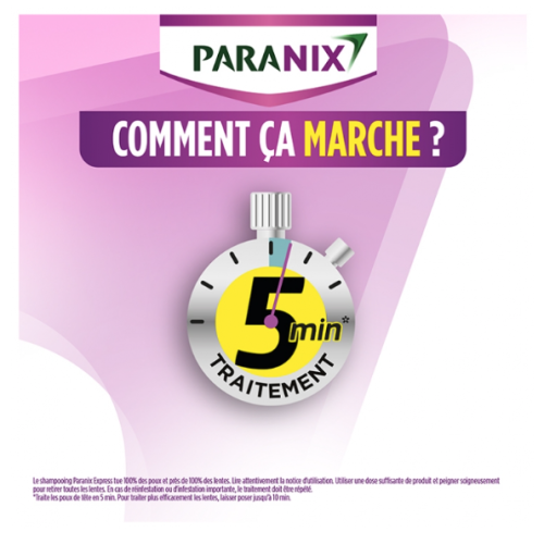Express Action Rapide 5 minutes Shampooing Anti-Poux 200 ml