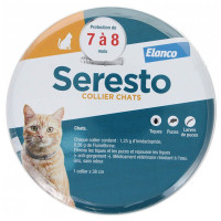 ELANCO Seresto Collier Anti Puce Chat - Protection 8 mois