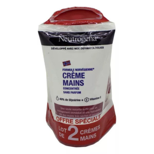 NEUTROGENA Crème Mains 2x50mL - Douceur et Protection Intense