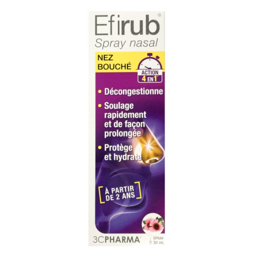 Efirub Spray Nasal Nez Bouché 4en1 30 ml