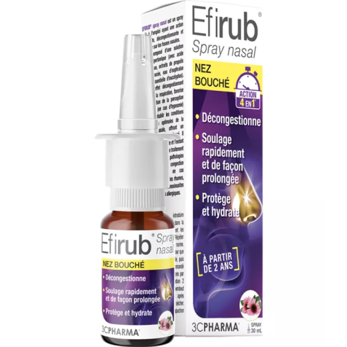 Efirub Spray Nasal Nez Bouché 4en1 30 ml