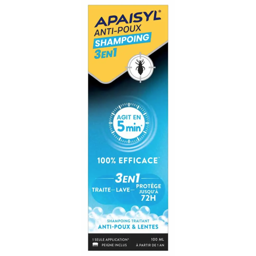 Anti-Poux Shampooing 3en1 100 ml
