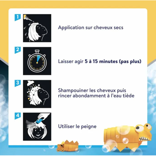 Anti-Poux Shampooing 3en1 100 ml