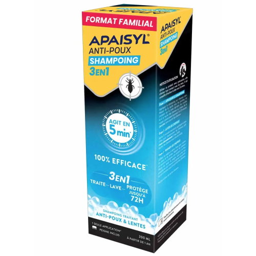 Anti-Poux Shampooing 3en1 200 ml