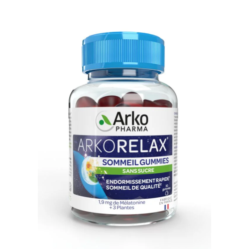Arkorelax Gummies Sommeil sans sucre 30 gummies