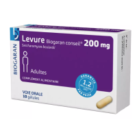 Levure 200 mg Adultes 10 Gélules