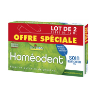 Homéodent Soin Blancheur Chlorophylle 2 x 75 ml