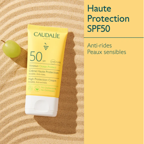 Vinosun Protect Crème Solaire Visage Haute Protection SPF50 50 ml