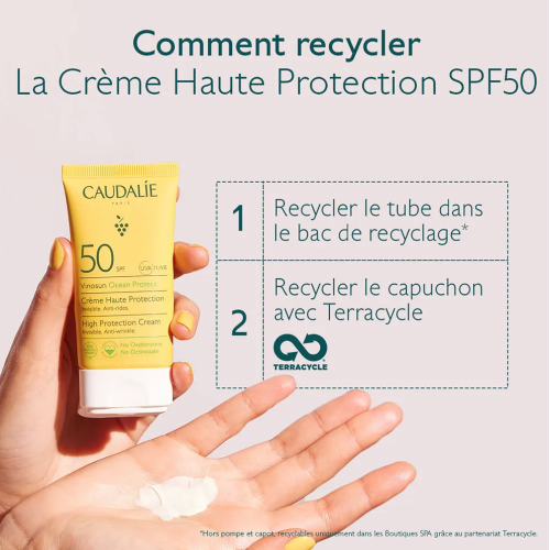 Vinosun Protect Crème Solaire Visage Haute Protection SPF50 50 ml