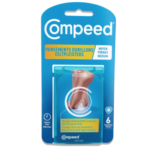 6 pansements durillons 2 formats