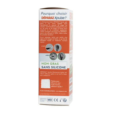 Poux Xpulse Shampoing Traitant 150 ml