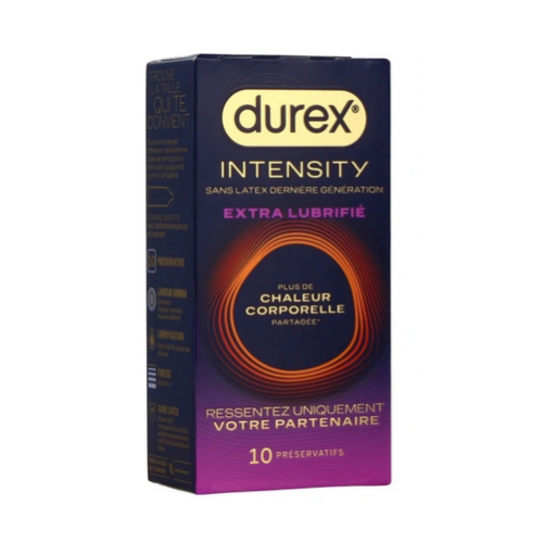 Intensity Préservatifs Extra Lubrifiés 10 préservatifs extra lubrifiés