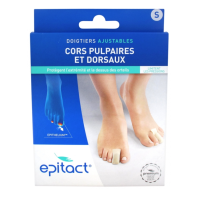 Doigtiers Ajustables Cors Pulpaires et Dorsaux Taille S