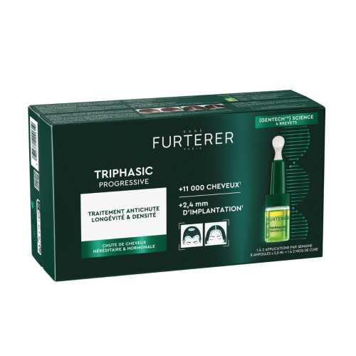Triphasic Progressive Traitement Anti Chute 8 x 5,5 ml