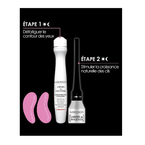 Larmes de Fantôme 10 ml + 2 Patchs Yeux en Silicone Réutilisables Offert