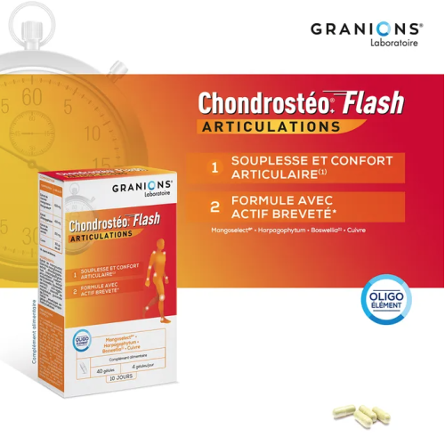 Chondrostéo Flash 40 Gélules