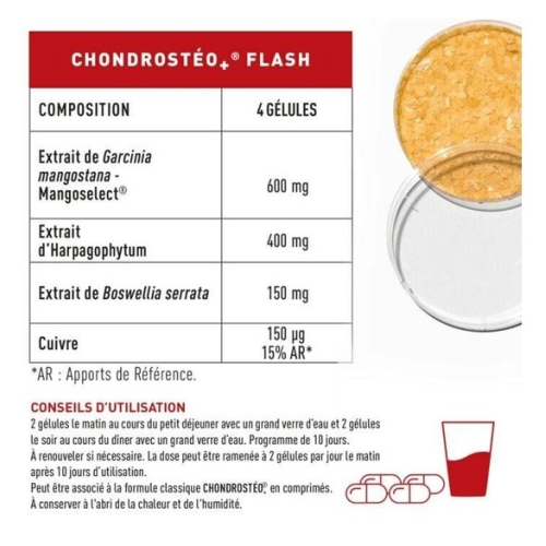 Chondrostéo Flash 40 Gélules