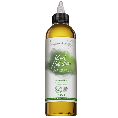 Kurl Nutrition Huile de Soin Capillaire 3en1 250 ml