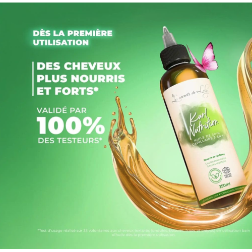 Kurl Nutrition Huile de Soin Capillaire 3en1 250 ml