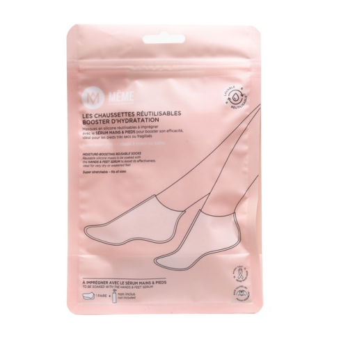 Chaussettes Réutilisables Booster d'Hydratation 1 paire