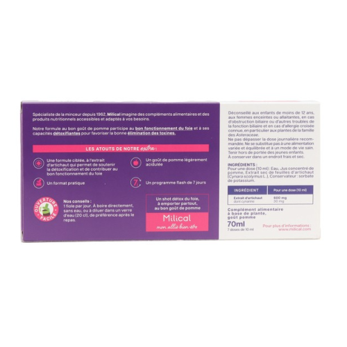 Extra Artichaut Détox unidoses 7 x 10 ml