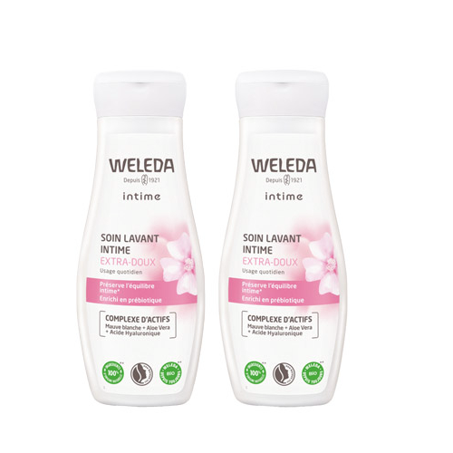 Soin Lavant Intime Extra-doux Bio 2 x 200 ml