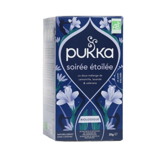PUKKA Tisane Nuit Paisible Bio 20 sachets - Détente et sommeil