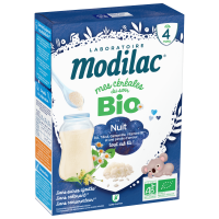 MODILAC Céréales Soir Bio 4 Mois Nuit Calme 250g