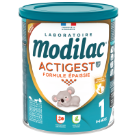 Modilac Actigest 1er âge 800g Lait épaissi sans huile de palme