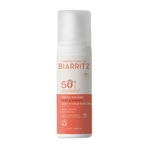 Crème Solaire Bébé et Enfant SPF50+ Bio 100 ml