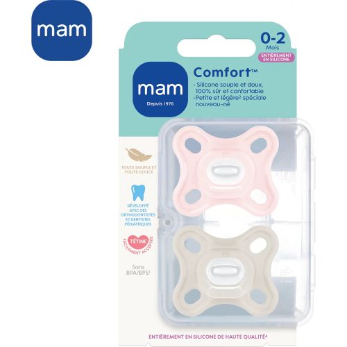 Comfort 2 Sucettes Silicone 2-12 Mois