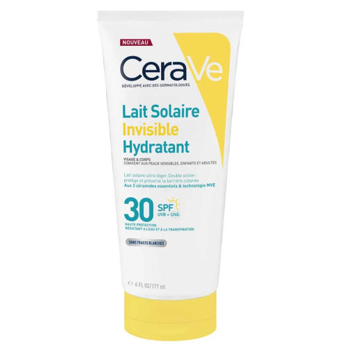 Lait Solaire Hydratant Invisible SPF30 177 ml