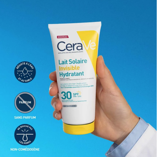 Lait Solaire Hydratant Invisible SPF30 75 ml