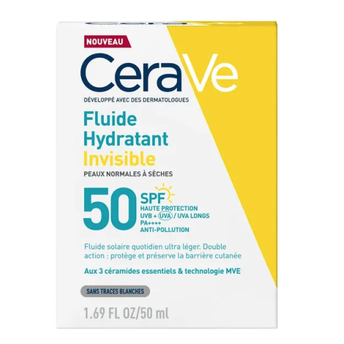 Fluide Hydratant Invisible SPF50 50 ml